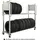 Kongamek Reifentransportwagen 2030x720x1620mm mit 2 Ebenen, verstellbar 300kg Tragkraft ohne Bremse