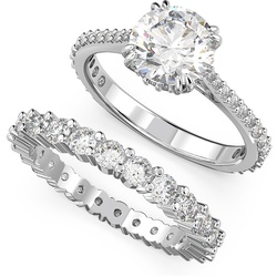 Swarovski Schmuck-Set Stilla Round 5649216 - silber
