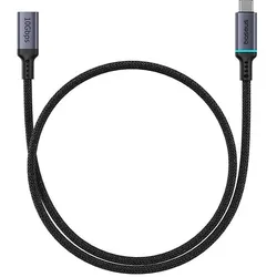 Baseus High Definition USB-C Verlängerungskabel, C-Stecker - C-Buchse, 10Gbps, 0,5m, schwarz