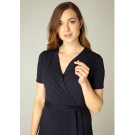 Base Level Wickelkleid Blau 44
