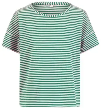 Blutsgeschwister T-Shirt The Generous One - green viva el sol! stripe XS