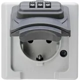 Kopp Schuko-Steckdose 1-fach Grau 1 St.