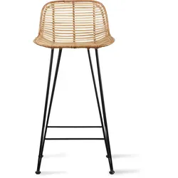 HKliving - Rattan Barstuhl, natur