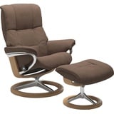 Stressless® Relaxsessel »Mayfair«, mit Signature Base, Größe S, M & L, Gestell Eiche, braun