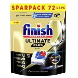 FINISH Spülmaschinentabs Calgonit Ultimate Plus, All in 1, Sparpack, 72 Tabs