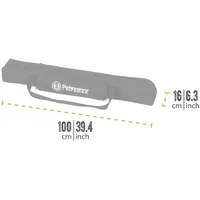 Petromax Dreibein Tasche 100 x 16 x 14 cm Nylon schwarz