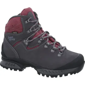 Hanwag Tatra II GTX Damen asphalt/dark garnet 38