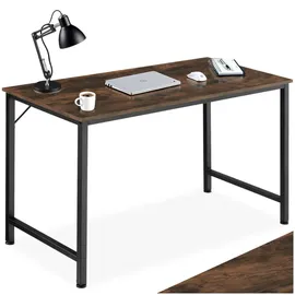 Tectake Schreibtisch Jenkins Dunkelbraun