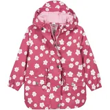 KILLTEC Regenparka mit Kapuze, Blumen, rot | natur, 98