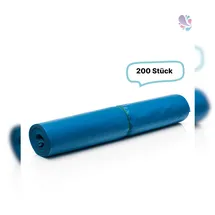 Blanc HYGIENIC Müllbeutel, Abfallsack, QUALITY, BLAU, 240 Liter, extra reißfest, 30my, 200 Beutel je SET