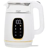 Adler AD 1305 1,7 l Weiß/Gold