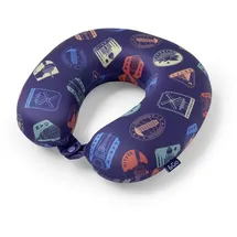 Thalia Nackenhörnchen Memory Foam "Travel Stamps"