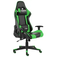 vidaXL Gaming Chair 20493 schwarz/grün