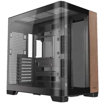 Antec C8 Curve Wood Full Tower Schwarz, Transparent, Holz