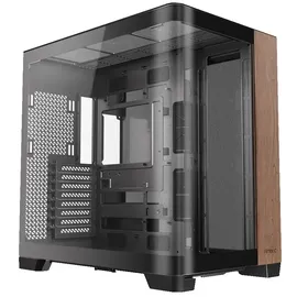 Antec C8 Curve Wood Full Tower Schwarz, Transparent, Holz