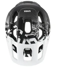 Uvex React jr. 52-56 cm Kinder white/black matt 2025