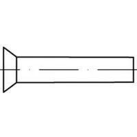 Industrial Quality Supplies DIN 661 Senkniete Kupfer 5 x