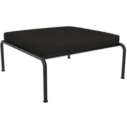 Outdoor Ottoman AVON schwarz Kohle