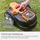 LAWNMASTER Roboter-Rasenmäher mit Kamera-Navigation, App und Ladestation. Auto-Charge. Ohne Begrenzungskabel. LCD-Steuerung. Drop & Mow für mehrere Rasenflächen. Für Rasenflächen bis 500 m2