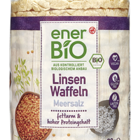 enerBiO Linsenwaffeln Meersalz - 90.0 g