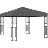 vidaXL Pavillon 3×3 m Anthrazit Stoff