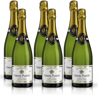 Gruet Grand Plaisir Tradition Réserve Brut Champagne, trocken, (6x0,75l)