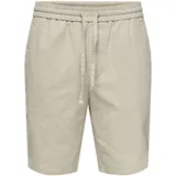 ONLY & SONS Shorts ONSLINUS 0007 COT LIN L