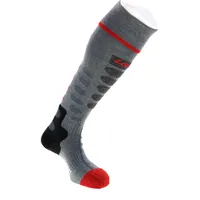 Lenz Heat Sock 5.1 Heizsocken 2 Paar Grau/Rot 35-38