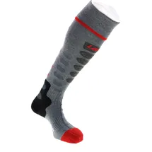 Lenz Heat Sock 5.1 Heizsocken 2 Paar Grau/Rot 35-38