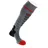 Lenz Heat Sock 5.1 Toe Cap Slim Fit Heizsocken grau/rot 35-38