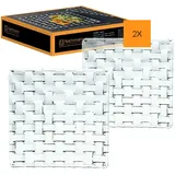 Nachtmann Bossa Nova 101907, Servierteller aus Kristallglas, Platten zum Servieren von Speisen, spülmaschinenfest