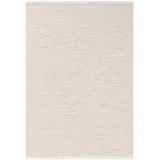 benuta basic Baumwollteppich Ron Cream 140x200 cm - Moderner Kurzflor-Teppich für Wohnzimmer