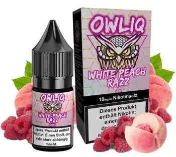 OWLIQ White Peach Razz NicSalt Liquid 10ml / 10mg