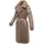 Navahoo Damen Langer Materialmix-Wintermantel warmer Plüschmantel aus angesagtem Materialmix und herausnehmbarem Einsatz mit Kapuze Kuscheltraum 14 Taupe Grey Gr. XL (42), beige Obermaterial 1: 100% Polyester. Obermaterial 2: 100% Nylon.