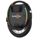 Elektrisches Einrad Kingsong KS-18XL Pro 1554 Wh, für Erwachsene, schwarz, 2200-W-Motor, Reichweite bis zu 100 km, auf 25 km/h begrenzt, 18-Zoll-Luftreifen, Lautsprecher und Bluetooth