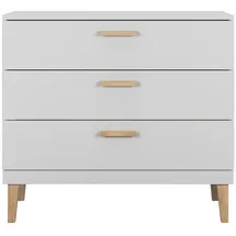 petits-meubles Kommode Kubi 100 x 90 cm Weiß