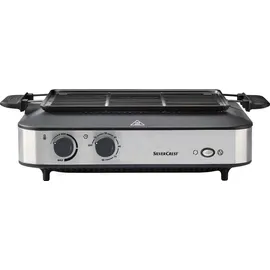 Silvercrest SILVERCREST® Multifunktionsgrill Tischgrill Grill mit Kebabfunktion 1600 Watt