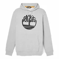 Timberland Herren Sweater mit Kapuze Timberland Kenn Tree Logo Hellgrau - L