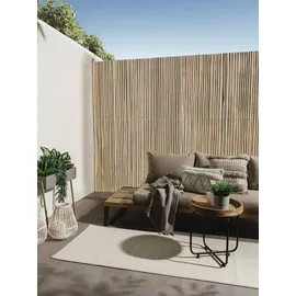 benuta Basic In- & Outdoor Teppich Wohnzimmer Iowa - Creme 80x300 cm - Boho Jute-Look - Wetterfest für Balkon, Terrasse - Schlafzimmer, Küchenteppich & Wohnzimmerteppich - Strapazierfähig & Robust