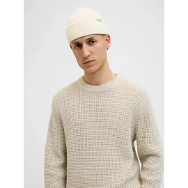 JACK & JONES JACPREM WOOL BEANIE NOOS Beige
