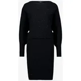 Zero Strickkleid Schwarz 36