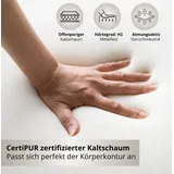 Kindermatratze COZY I Das Beste für Babys und Kinder I BESTSELLER!, Alavya Home®, 10 cm hoch, (Kindermatratze 90x200 cm mit Spannbettlaken aus 100% Baumwolle,CertiPUR zertifizierter Härtegrad H2 Kaltschaum mit waschbarem Bezug,hochwertige Matratze für Kinderbett Hausbett,Kaltschaummatratze 200x90 antibakteriell und geruchsneutral), Made in Europe mit guter Luftzirkulation - Versand als Rollmatratze weiß 90 cm x 200 cm x 10 cm