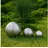 Köhko 3er Edelstahlkugeln-Set Ø 8-10-15 cm Silber/Weiß