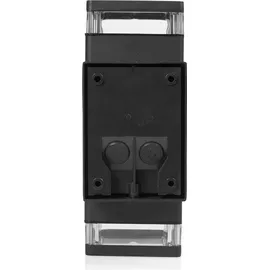 smartwares Außenwandleuchte Aluminium 23,0 cm 2er Set Schwarz