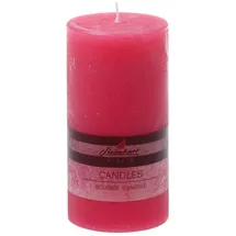 Stumpenkerzen Raureif Stumpenkerze 150 x 78 mm pink