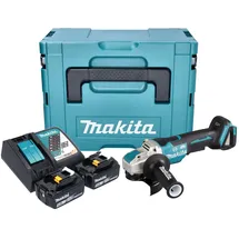 Makita DGA 520 RTJX1 inkl. 2 x 5,0 Ah + Ladegerät + Makpac