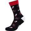 Fun Socks, Unisex, Socken, CREW Socken 2er Pack, Rot, (2er Pack, 41 - 46)