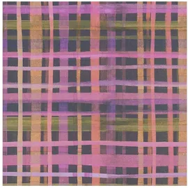 Livingwalls Anna D'Andrea Vliestapete 10,05 m x 0,53 m - Pink/Lila/Schwarz/Gelb - 782242
