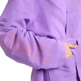 Arena Unisex Mikrofaser Zeal Robe Violet-Calypso Coral S
