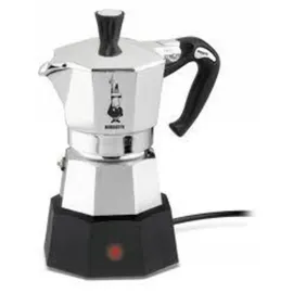 Bialetti Moka Elettrika 2 Tassen Silber/Schwarz